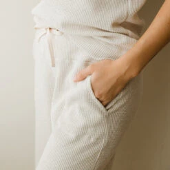 Waffle Loungers, Oatmeal -Albionfit Store HELLO COZY LOUNGERS OATMEAL 8