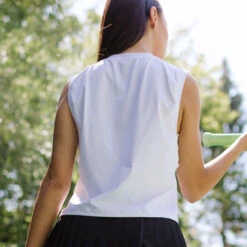 Venus Tank, White -Albionfit Store I2A5626final