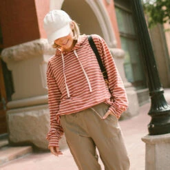 City Pullover, Terracotta -Albionfit Store I2A7903final