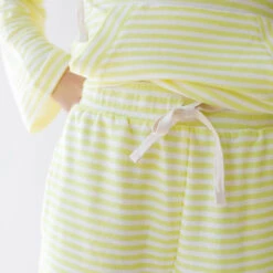Sailor Stripe Shorts, Yellow Stripe -Albionfit Store I2A9306final