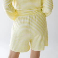 Sailor Stripe Shorts, Yellow Stripe -Albionfit Store I2A9311final 84c3cf5e 2893 4c35 aaaa 09a2d64b0a21
