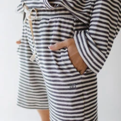 Sailor Stripe Shorts, Navy Stripe