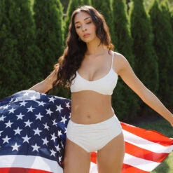 Ivory Paneled Bottoms -Albionfit Store IVORY CREPE PANEL BOTTOMS 9