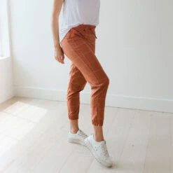 Rust Windowpane Jetsetters -Albionfit Store JETSETTERS RUST WINDOWPANE 1