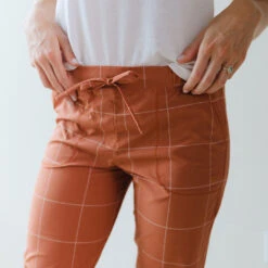 Rust Windowpane Jetsetters -Albionfit Store JETSETTERS RUST WINDOWPANE 11