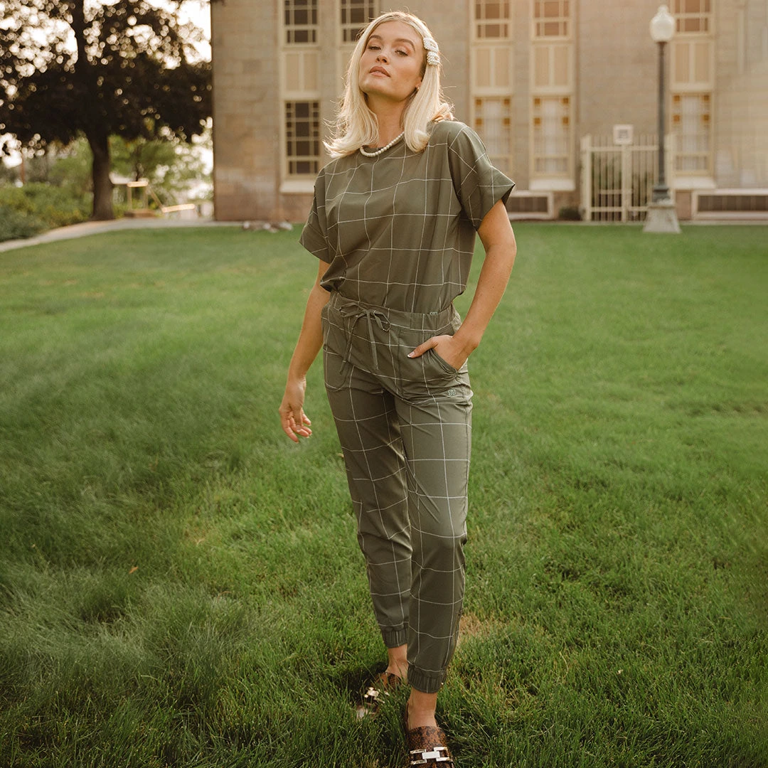 Sage Windowpane Jetsetters 17 Sage Windowpane Jetsetters - Image 15