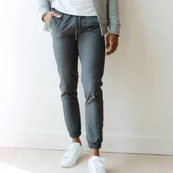 Men's Charcoal Joggers -Albionfit Store MENS JOGGERS HEATHER CHARCOAL 8