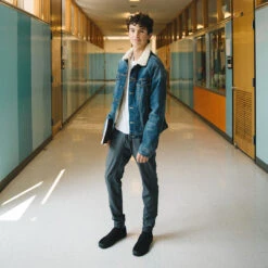 Men's Charcoal Joggers -Albionfit Store MENS JOGGERS HEATHER CHARCOAL 3