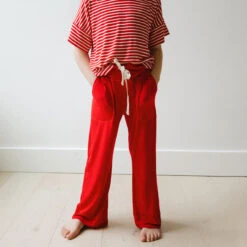 Mini Candy Cane Red Pajama Set -Albionfit Store MINI RED STRIPE SET 13 1