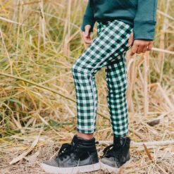 Mini Agnes Gingham Leggings -Albionfit Store Mini AgnesGingham 02 side web
