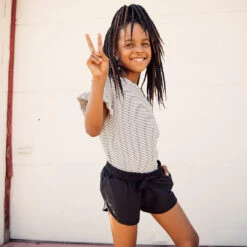 Mini Black Sprinter Shorts -Albionfit Store MiniBlackShorts Web2