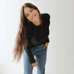 Black Neo Crop Sweatshirt 14 Black Neo Crop Sweatshirt -Albionfit Store NEO CROP SWEATSHIRT BLACK 2