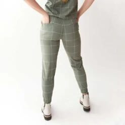 Destination Joggers, Sage Windowpane -Albionfit Store Pro Capture One 0071final