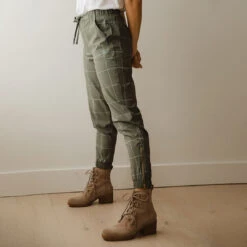 Sage Windowpane Jetsetters 21 Sage Windowpane Jetsetters -Albionfit Store SAGE WINDOWPANE JETSETTERS 2 1