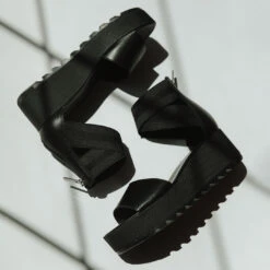 Sorel Cameron Flatform Ankle Strap, Black -Albionfit Store SOREL CAMERON FLATFORM ANKLE STRAP BLACK 3