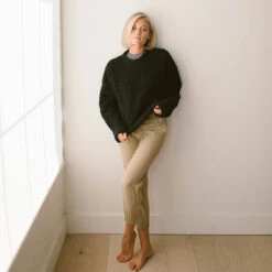 Teddy Pullover, Black -Albionfit Store TEDDY PULLOVER BLACK 1