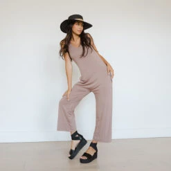 The Yes Please Jumper, Mocha -Albionfit Store YES PLEASE JUMPER BLUSH 4