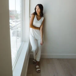 The Yes Please Jumper, Ivory -Albionfit Store YES PLEASE JUMPER IVORY 3