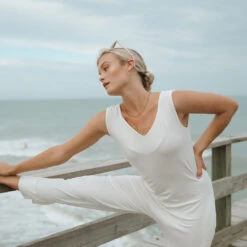 The Yes Please Jumper, Ivory -Albionfit Store YES PLEASE JUMPER WHITE 4