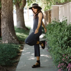 The Yes Please Jumper, Storm -Albionfit Store YES PLEASE JUMPER CHARCOAL 4 1