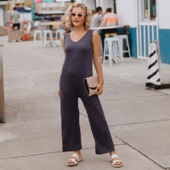 The Yes Please Jumper, Storm -Albionfit Store YES PLEASE STORM 3