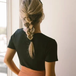 Basic Tee, Black -Albionfit Store basicblacktee web10