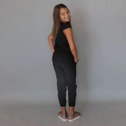 Mini Black Jumpsuit -Albionfit Store black mini jumpsuit2