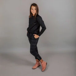 Mini Black Neo Crop Sweatshirt -Albionfit Store black mini neo crop2 1