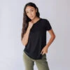 Basic Tee, Bamboo Black -Albionfit Store blacktee iiiiii 1