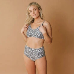 Cheetah High-Waisted Bottoms -Albionfit Store cheetah high waisted bottoms5