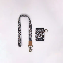 Thread Wallet Lanyard -Albionfit Store cheetah lanyard webnew
