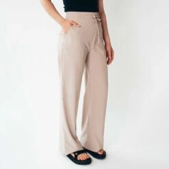 Audrey Trouser, Cobblestone -Albionfit Store cobblestone1v2