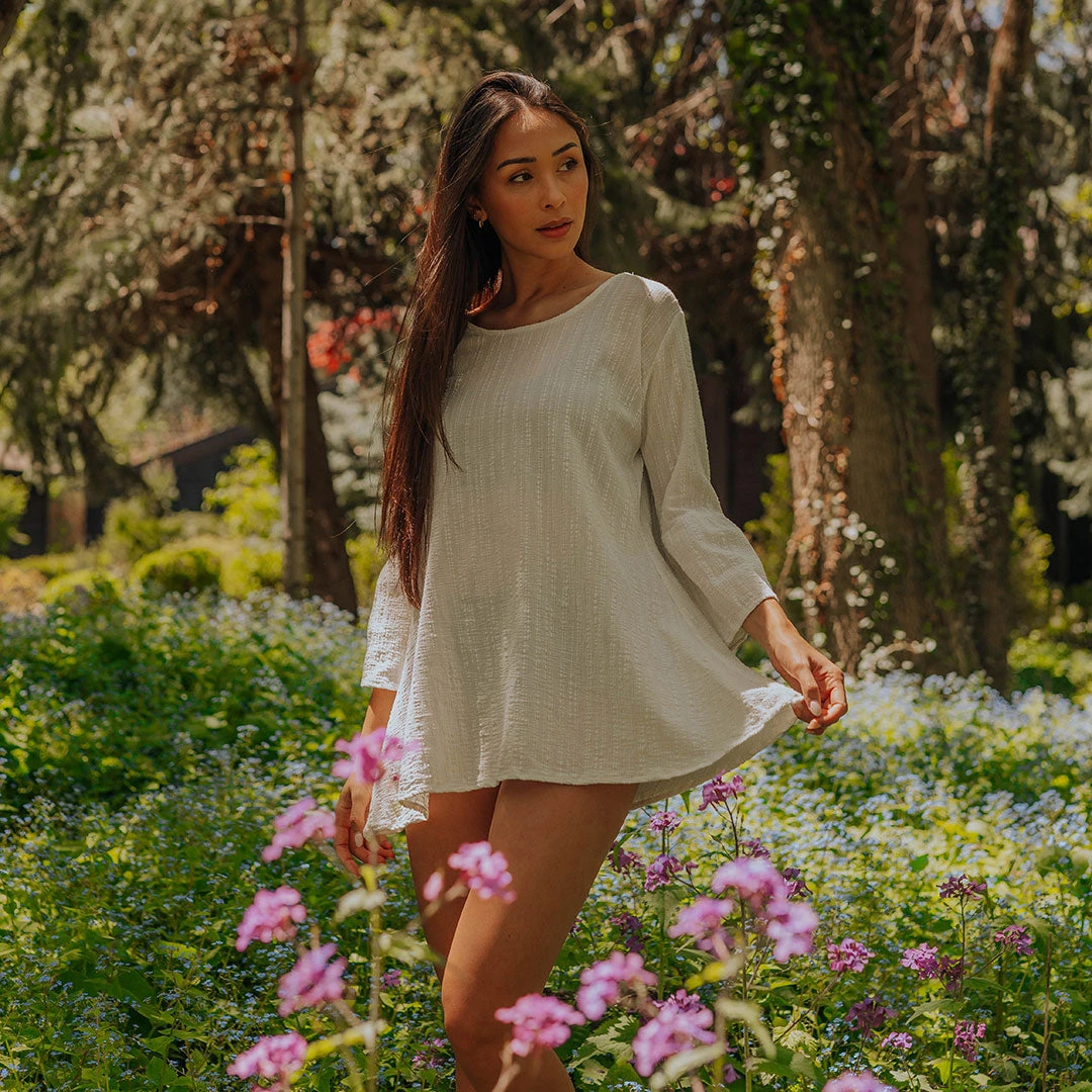 White Tunic Dress 8 White Tunic Dress - Image 6