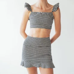 Hamptons High-Waisted Swim Skirt -Albionfit Store karinswimskirt 7