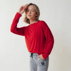 Long Sleeve Tee, Red