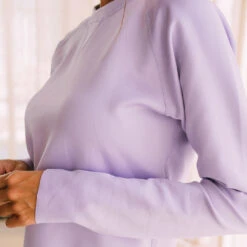 Lilac Neo Crop Sweatshirt -Albionfit Store purpleneo 11 1