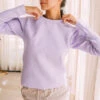 Lilac Neo Crop Sweatshirt -Albionfit Store purpleneo 12
