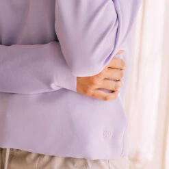 Lilac Neo Crop Sweatshirt -Albionfit Store purpleneo 9 1