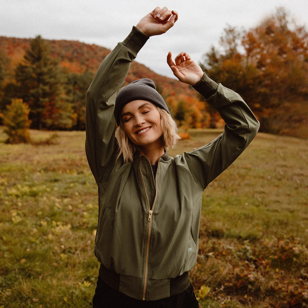 Sage Bomber Jacket 4 Sage Bomber Jacket - Image 2